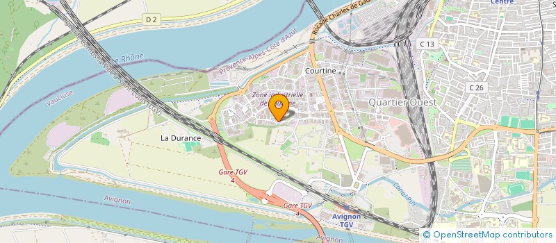 localisation de l'entreprise SCI LAM-IMMO  AVIGNON