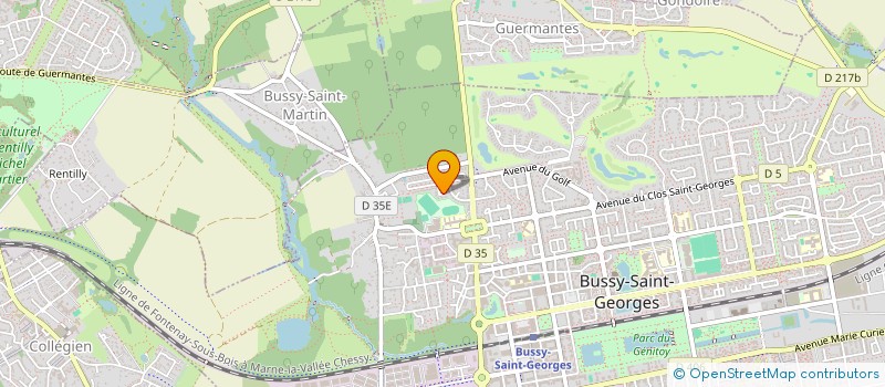 localisation de l'entreprise SCI LAM LE VAN  BUSSY-SAINT-GEORGES