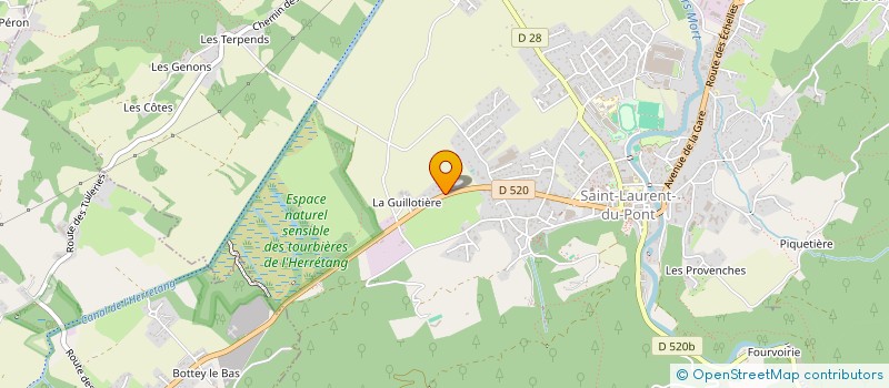 localisation de l'entreprise SCI LAM'S  SAINT-LAURENT-DU-PONT