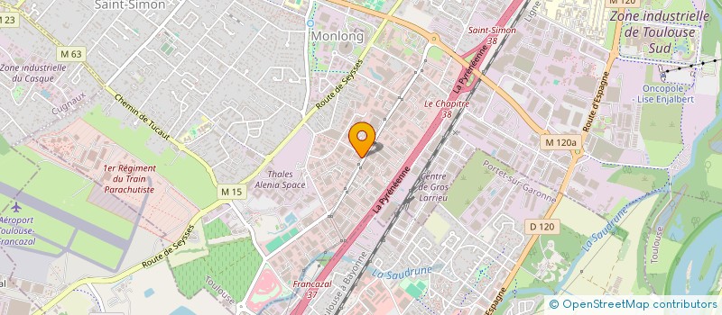 localisation de l'entreprise SCI LAMA à TOULOUSE