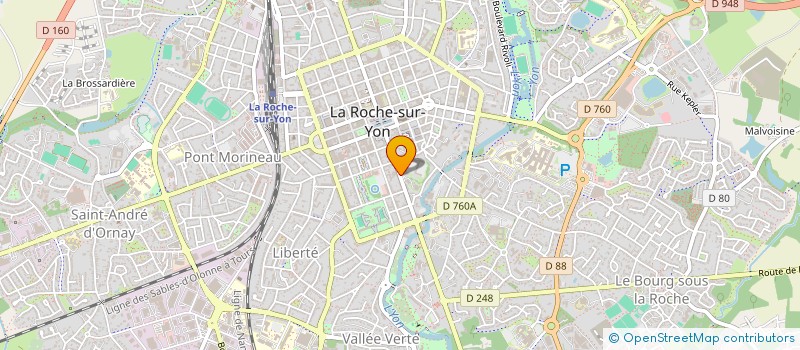 localisation de l'entreprise SCI LAMA à ROCHE SUR YON (LA)