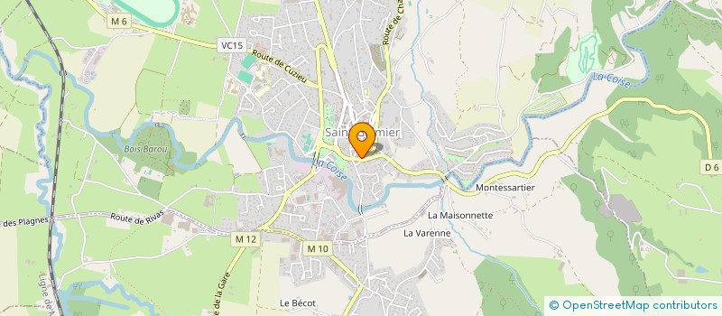 localisation de l'entreprise SCI LAMA  SAINT-GALMIER