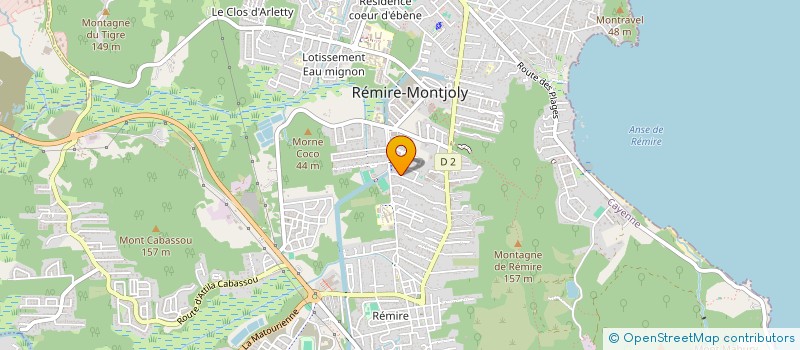 localisation de l'entreprise SCI LAMA  REMIRE-MONTJOLY