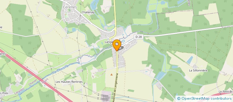 localisation de l'entreprise SCI LAMA à CHANCEAUX-SUR-CHOISILLE