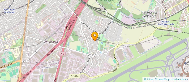 localisation de l'entreprise SCI LAMA à WISSOUS