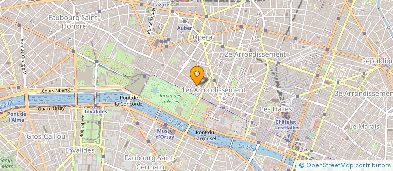 localisation de l'entreprise SCI LAMAF ST HONORE  PARIS