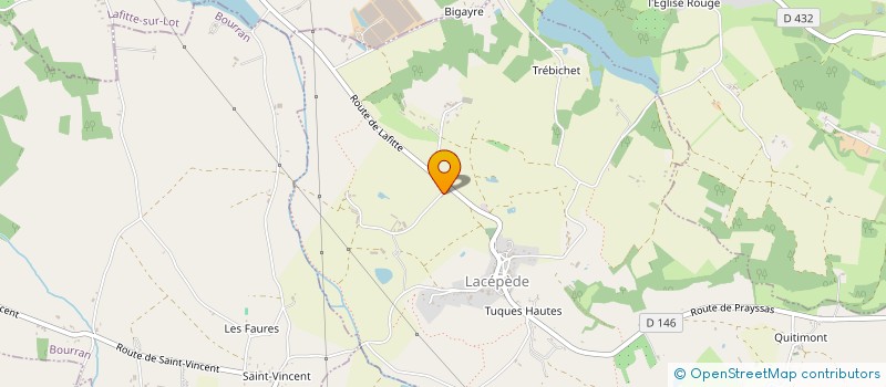 localisation de l'entreprise SCI LAMAGUI  LACEPEDE