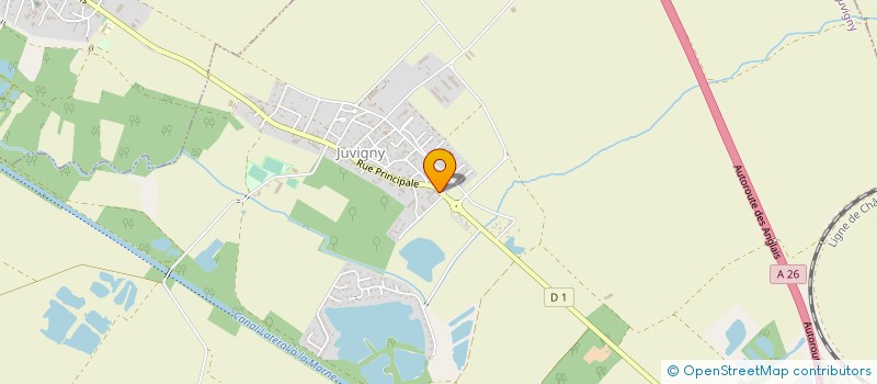localisation de l'entreprise SCI LAMAIRESSE-BUJEAU  JUVIGNY