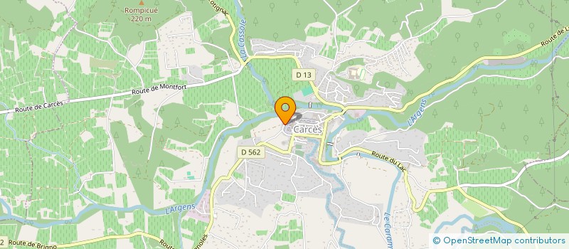 localisation de l'entreprise SCI LAMAIX  CARCES