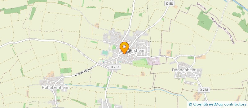 localisation de l'entreprise SCI LAMAJJ II à WINGERSHEIM LES QUATRE BANS