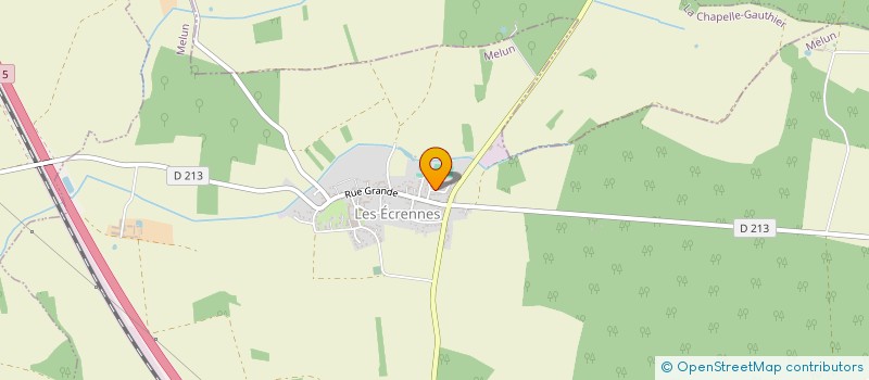 localisation de l'entreprise SCI LAMAJUBA  LES ECRENNES