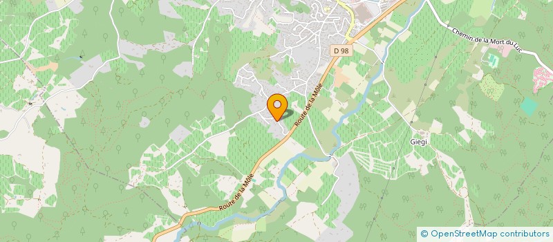 localisation de l'entreprise SCI LAMALGUE  COGOLIN