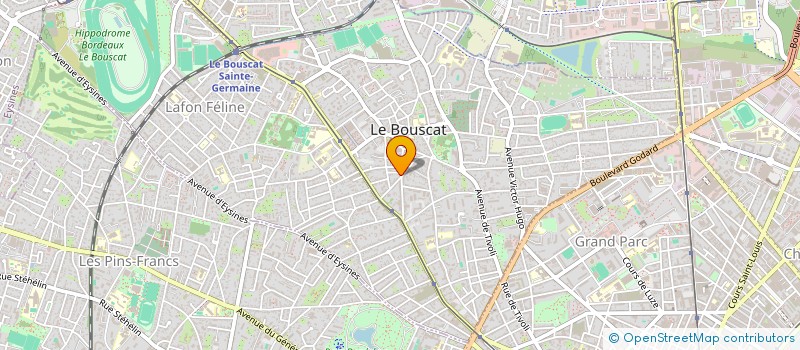 localisation de l'entreprise SCI LAMANA  LE BOUSCAT