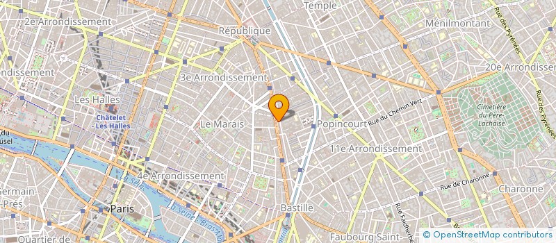 localisation de l'entreprise SCI LAMANDOU  PARIS