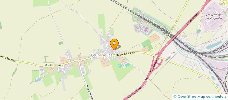 localisation de l'entreprise SCI LAMAR  PEUPLINGUES