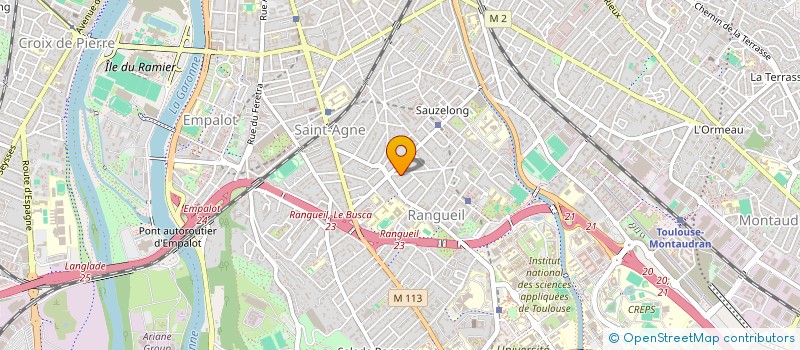 localisation de l'entreprise SCI LAMARANTES à TOULOUSE