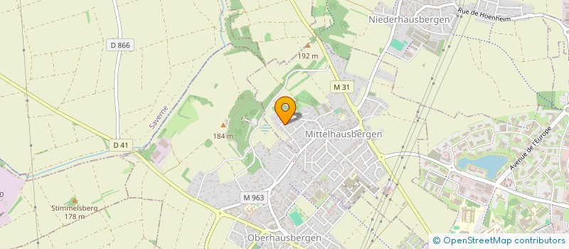 localisation de l'entreprise SCI LAMARCHE  MITTELHAUSBERGEN