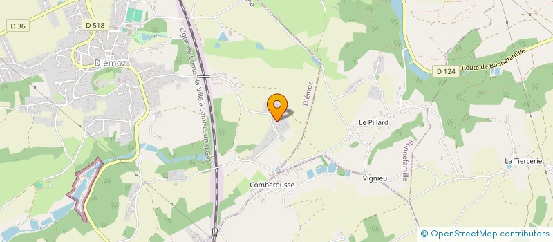 localisation de l'entreprise SCI LAMARCHE  ROUSSILLON