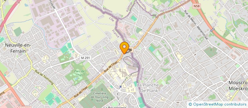 localisation de l'entreprise SCI LAMARCQ  NEUVILLE EN FERRAIN