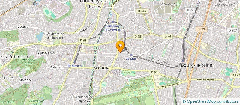 localisation de l'entreprise SCI LAMARD à SCEAUX