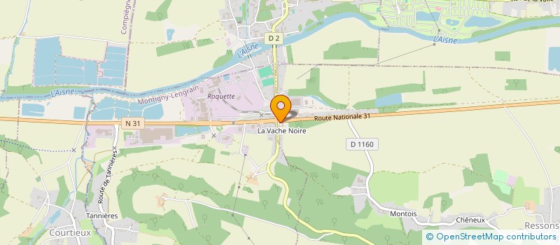 localisation de l'entreprise SCI LAMARINA  RESSONS-LE-LONG