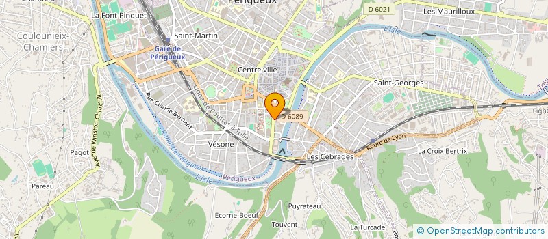 localisation de l'entreprise SCI LAMARK à PERIGUEUX