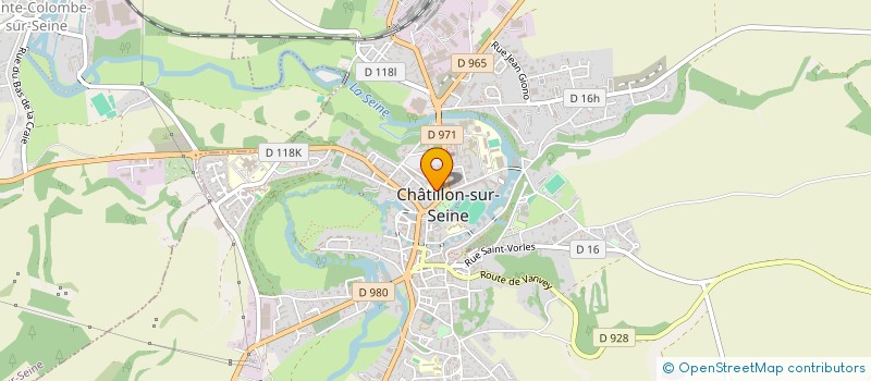 localisation de l'entreprise SCI LAMARO  CHATILLON-SUR-SEINE