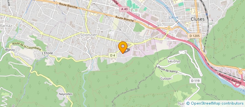localisation de l'entreprise SCI LAMAROLL à SCIONZIER