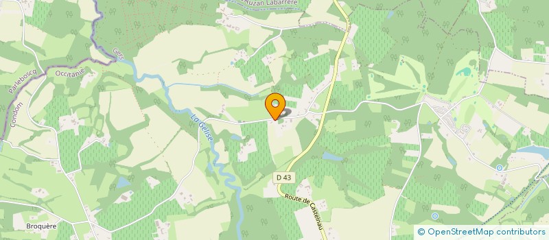 localisation de l'entreprise SCI LAMARQUE  EAUZE