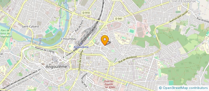 localisation de l'entreprise SCI LAMARRE à ANGOULEME