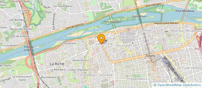 localisation de l'entreprise SCI LAMART  TOURS