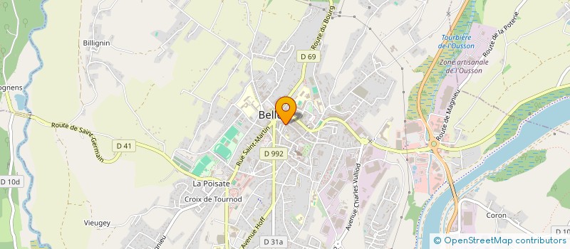 localisation de l'entreprise SCI LAMARTINE 3  BELLEY