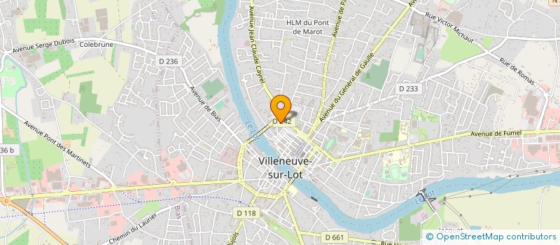 localisation de l'entreprise SCI LAMARTINE à VILLENEUVE-SUR-LOT