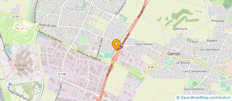 localisation de l'entreprise SCI LAMARTINE  GENAS