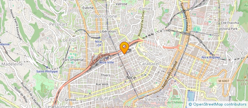 localisation de l'entreprise SCI LAMARTINE à NICE