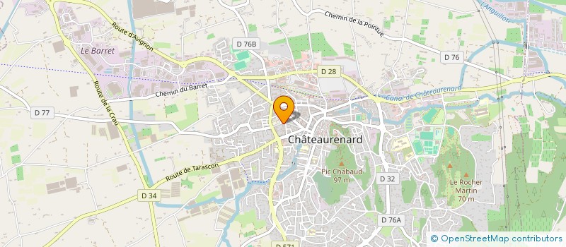 localisation de l'entreprise SCI LAMARTINE à CHATEAURENARD