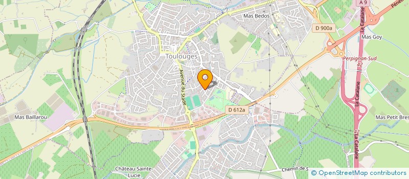 localisation de l'entreprise SCI LAMARTINE  TOULOUGES