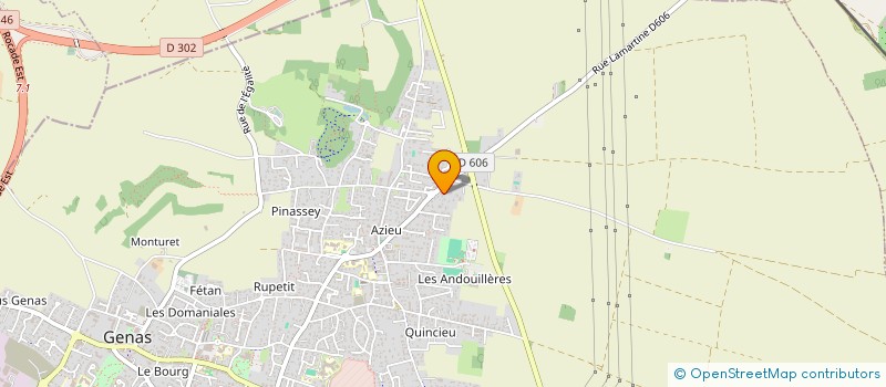 localisation de l'entreprise SCI LAMARTINE  CHASSIEU