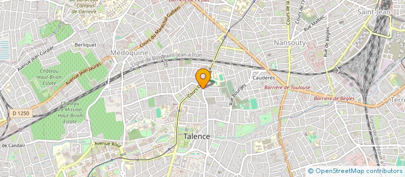 localisation de l'entreprise SCI LAMARTINE  TALENCE