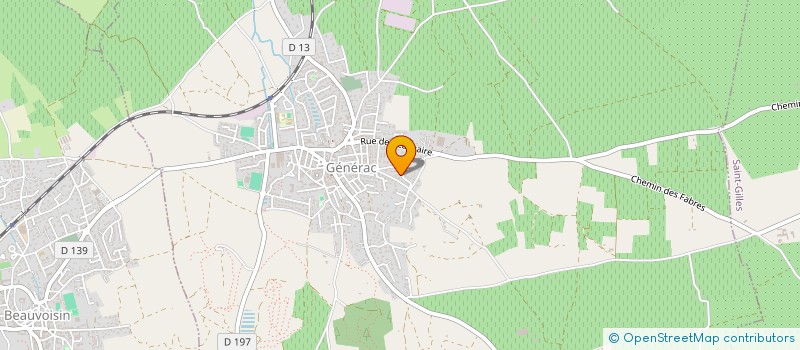 localisation de l'entreprise SCI LAMARTINE  GENERAC