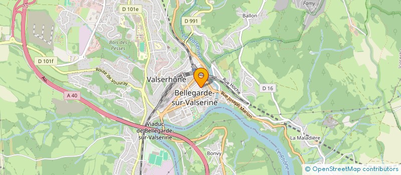 localisation de l'entreprise SCI LAMARTINE à VALSERHONE