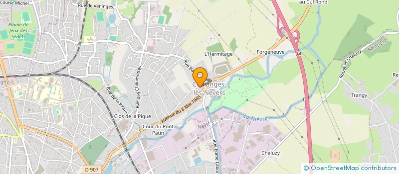 localisation de l'entreprise SCI LAMARTINE  COULANGES-LES-NEVERS