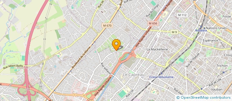 localisation de l'entreprise SCI LAMARTINE  MOUVAUX