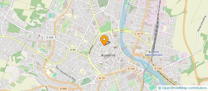 localisation de l'entreprise SCI LAMARTINE à AUXERRE