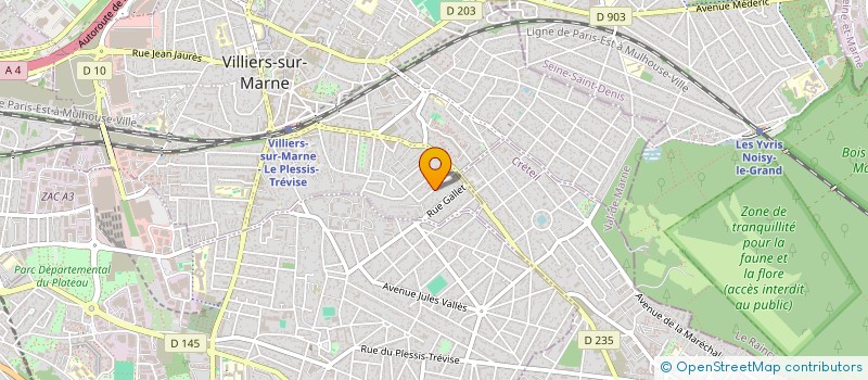 localisation de l'entreprise SCI LAMARTINE  VILLIERS-SUR-MARNE