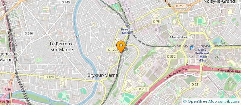 localisation de l'entreprise SCI LAMARTINE 64 à BRY-SUR-MARNE