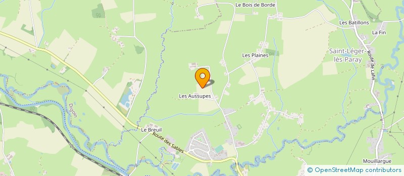 localisation de l'entreprise SCI LAMARTINE  SAINT-LEGER-LES-PARAY