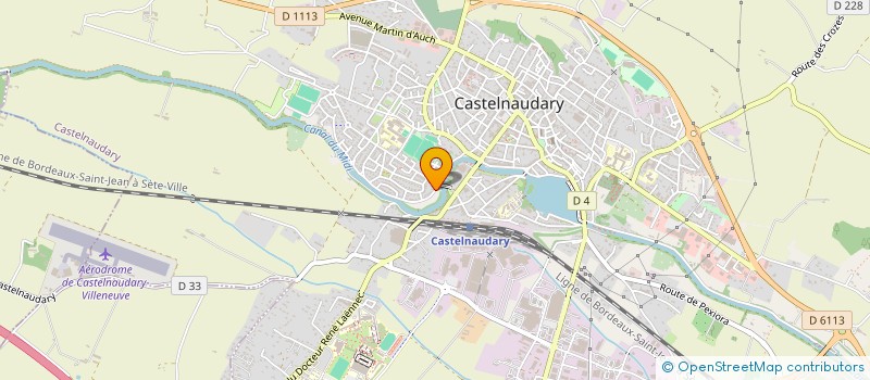 localisation de l'entreprise SCI LAMASTAING  CASTELNAUDARY