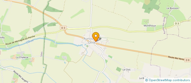 localisation de l'entreprise SCI LAMATRACE à AUNOU-SUR-ORNE
