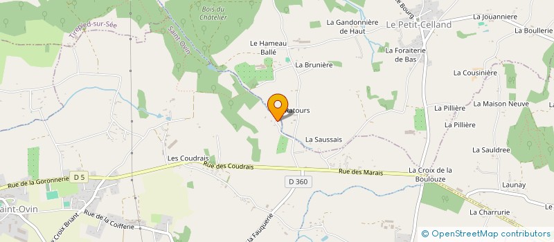 localisation de l'entreprise SCI LAMBALLE-LEHERICEY  SAINT-OVIN